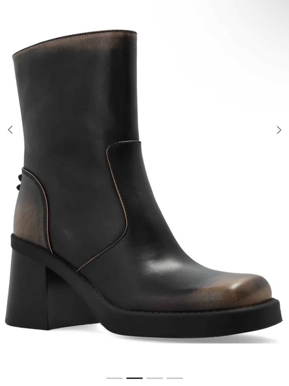 Coach Sculpted C Boots in Loved Leather | Size 5 | Brand New